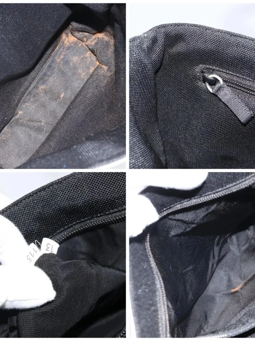 PRADA Shoulder Bag Leather Silver Metallic pink Auth 157579 - Picture 15 of 16